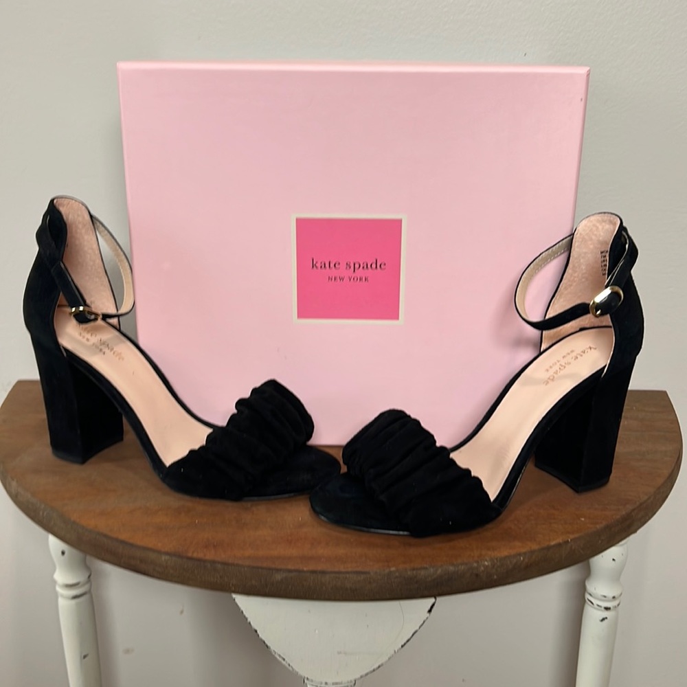Black Kate Spade Mona heels